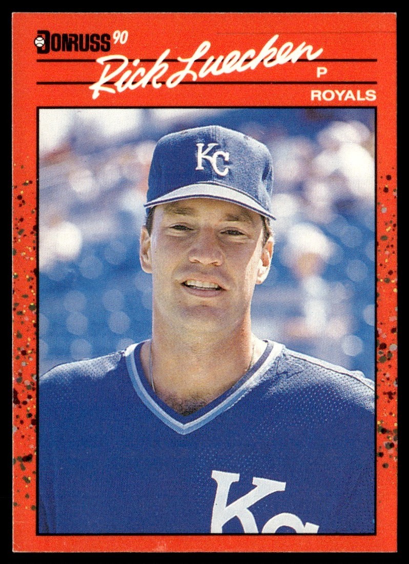 1990 Donruss Rick Luecken Rookie Kansas City Royals #562