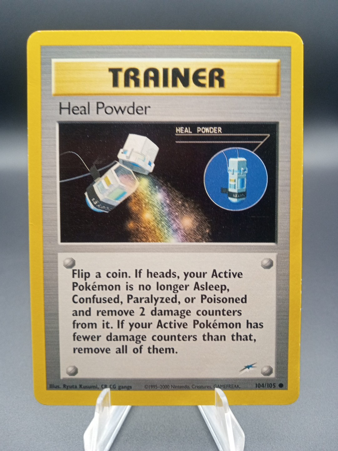 2000 Pokemon Neo Destiny Heal Powder #104 LP
