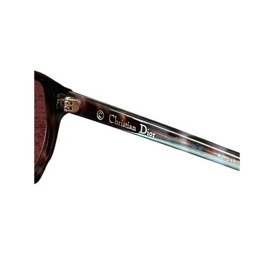 Dior Unisex Square Sunglasses Brown Frame Orange Reflective Lens Dior Unisex Square Sunglasses Brown Frame Orange Reflective  main image 2