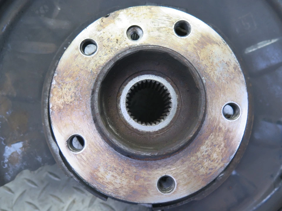 01-06 BMW E46 330ci tracción trasera nudillo rueda buje brazo de arrastre 77 k millas OEM Foto 4 de 4