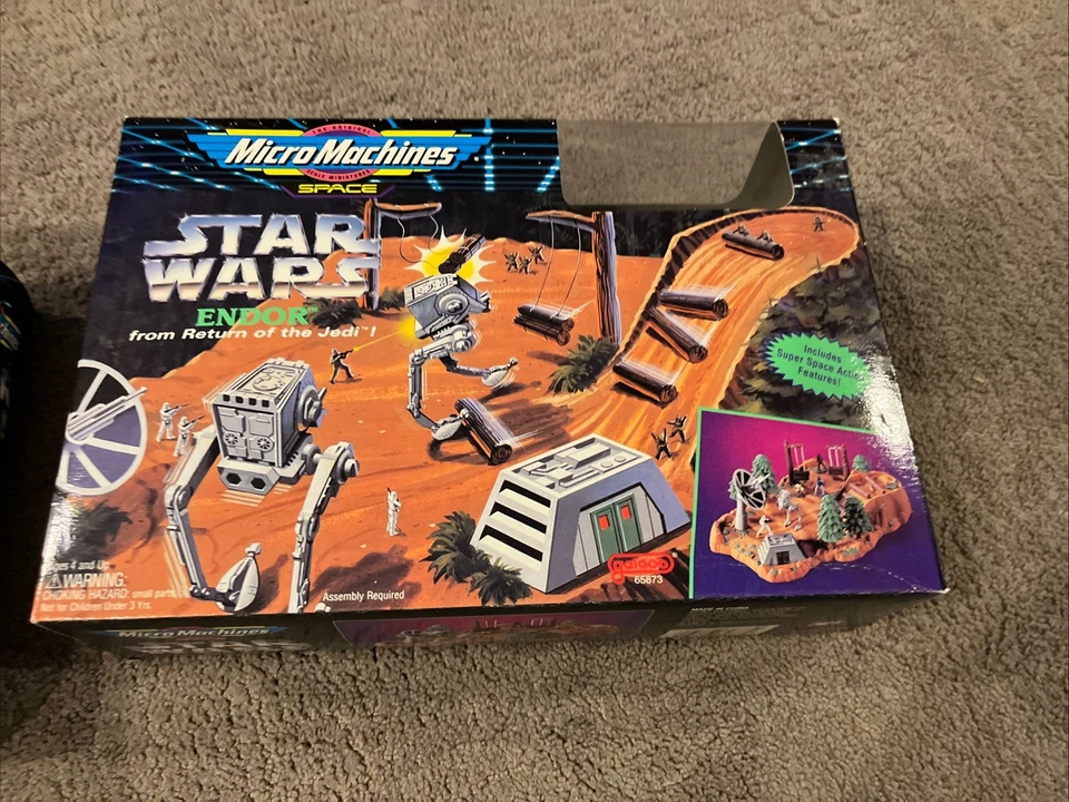 *SOLO CAJAS VACÍAS* De colección 1990 Star Wars Micro Colección Micro Máquinas 5 Caja Foto 3 de 4