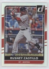 2016 Panini Donruss Stat Line Season 45/253 Rusney Castillo #162 0q3