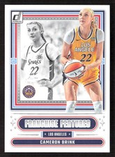 Cameron Brink 2025 Donruss WNBA #2 Franchise Features Los Angeles Sparks
