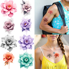 9pcs Temporary Tattoo Waterproof Long-lasting Body Stickers Decorative Art