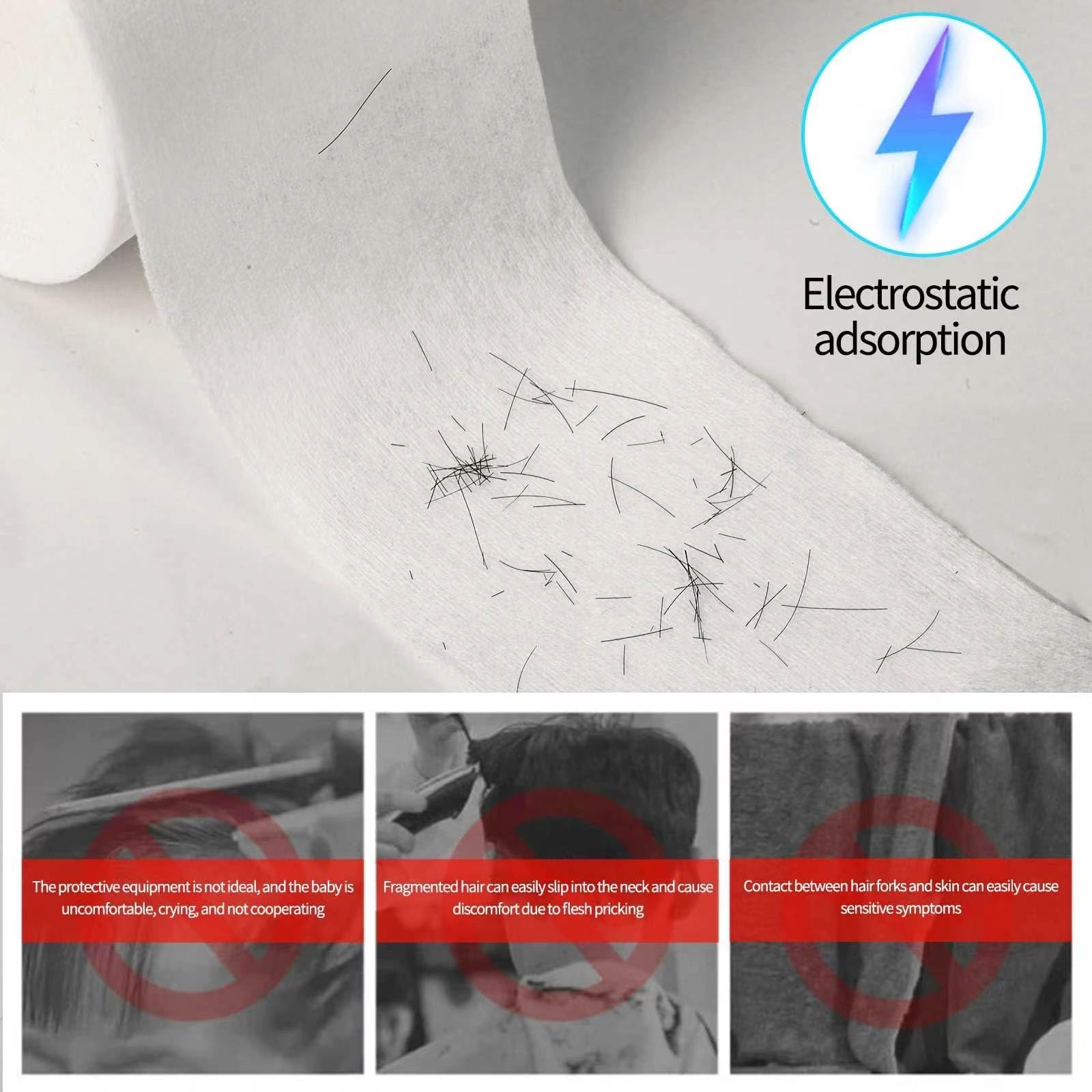 Pro 10 Rolls Neck Strips Hair Cutting Tool For Barber Shop Supplies Cutting A...