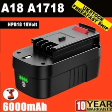 Pack 18V for Black Decker HPB18 18 Volt 8.0Ah Li-ion Battery HPB18-OPE FS180BX