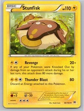 2015 POKEMON BREAKTHROUGH STUNFISK 56/162 UC NM A106151 FREE S&H