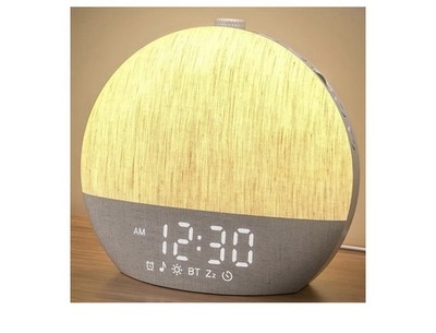 Sunrise Alarm Clock White Noise Machine: Natural Wake Up Light - Dimmable Clock