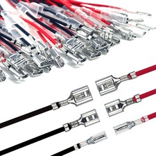 Speaker Wire Connectors 30pcs Spade Terminals with Insulation Set