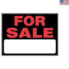 High Visibility Real Estate For Sale Sign with Pre-Printed Sold Text 15x19 Inch