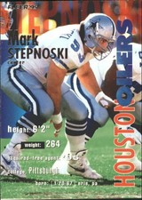 1995 Fleer #154 Mark Stepnoski - FB