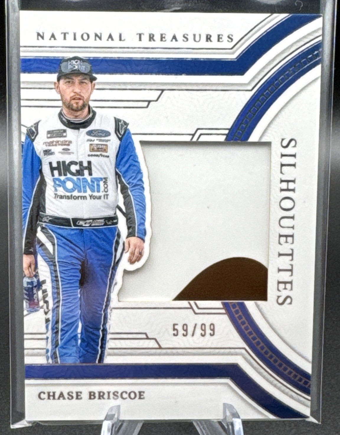 Chase Briscoe 59/99 2024 National Treasures Silhouettes 2 Color