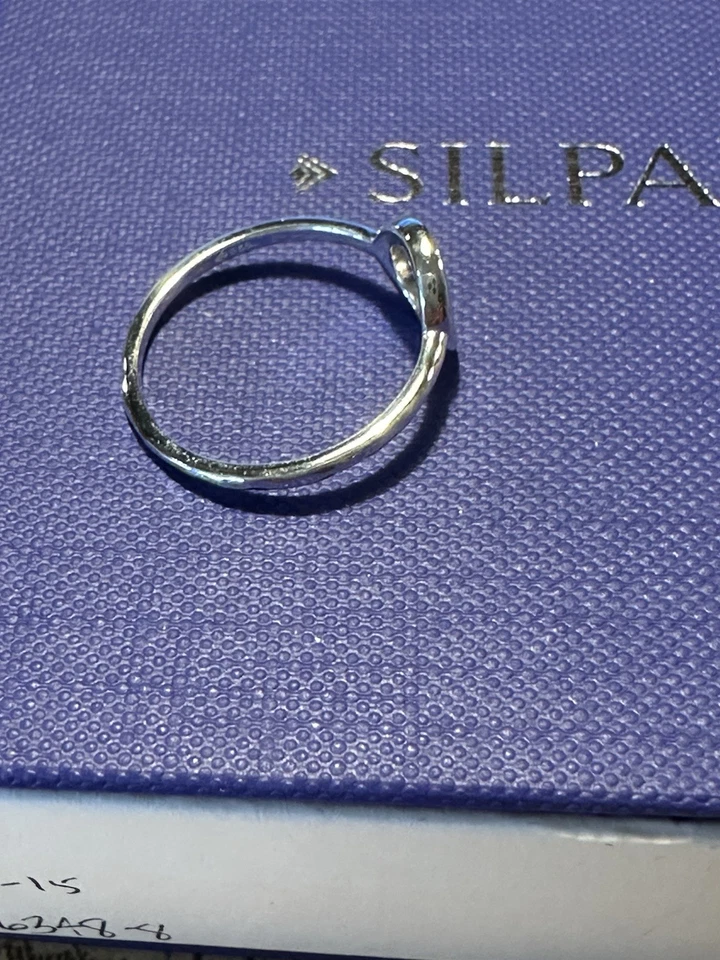 Petite Karma Ring .925 Sterling Silver R6348 NEW Size 10 - Image 4 of 4