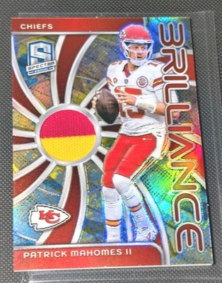 2024 Panini Spectra Patrick Mahomes Brilliance Prizm 2 Color Patch #1/8 Chiefs 