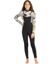 Billabong Teen Youth Girls Full Wetsuit 3/2mm Salty Dayz GBS Chest Zip Surf Suit