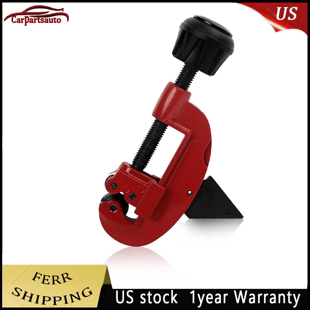 Pipe Tube Cutter 1/8" to 1-1/8" OD Copper Brass Aluminum PVC Plumbing HVAC Mini
