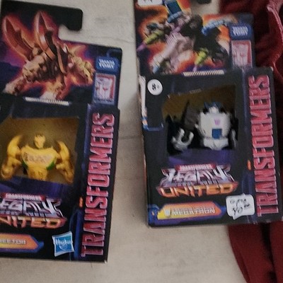 Hasbro Transformers Legacy United Cheetor Megatron Action Figures Boxed Multico 