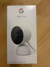 Google Nest Cam GJQ9T Indoor Wired Security Camera 2nd Generation