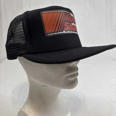 Vintage 1980s Auto Shack Snapback Trucker Hat Speedway Brand