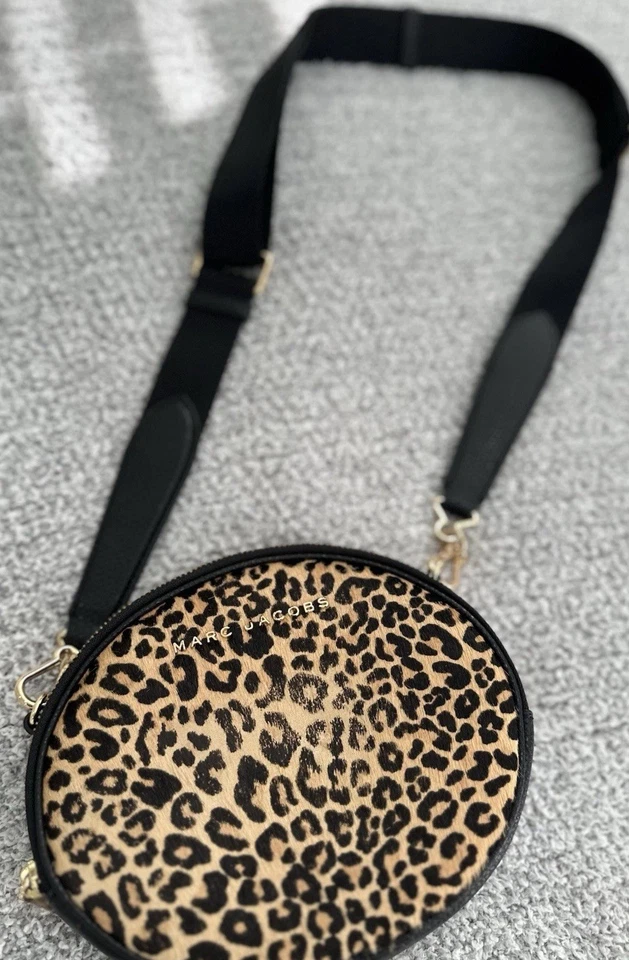 Bolso Bandolera Marc Jacobs Patrón Animal Pelo Leopardo Usado Bueno Foto 2 de 3