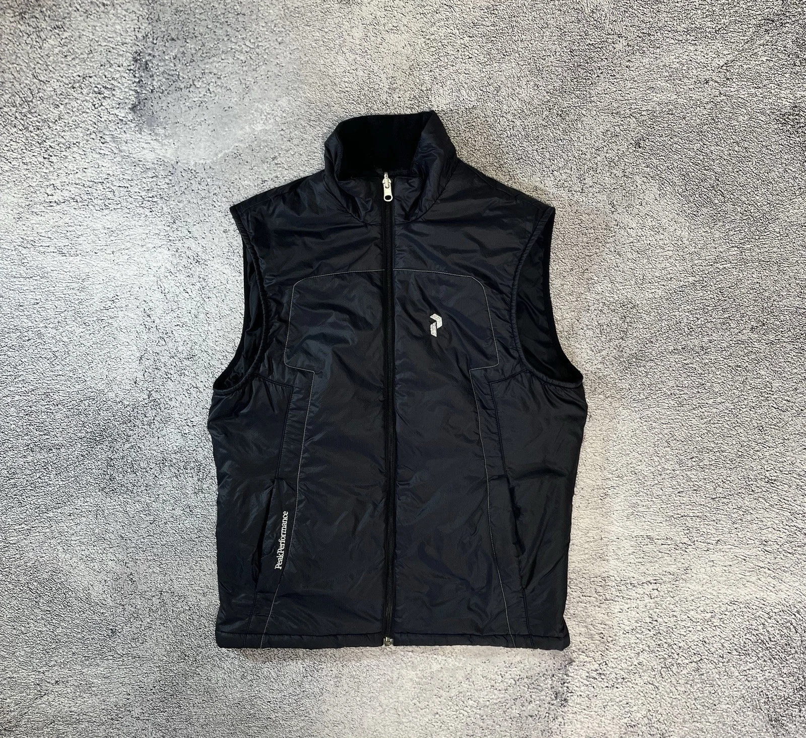 Peak Performance Men’s Insulated Vest Black Size S GJ Inner Polyamide