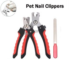 Heavy Duty Pet Dog Nail Clippers with Dog Nail File for Large Dogs Thick Nails