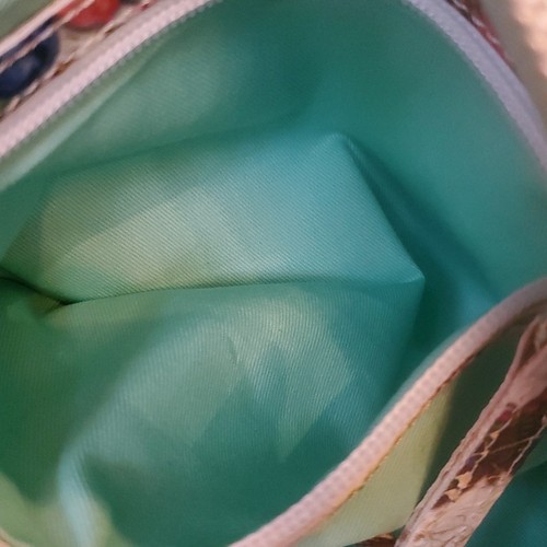 NWOT Cavalcanti Leather Purse Handpainted Butterfly Print Snakeskin Italy Bag - Picture 10 of 16