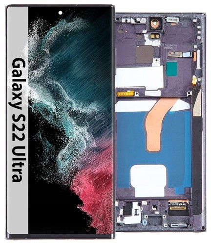 Cache Arrière Samsung Galaxy S22 Ultra 5G SM-S908 Bleu Ciel