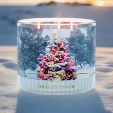 Goose Creek 3-Wick Candle- Christmas Magic (14.5 oz)