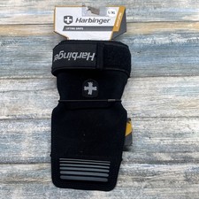 Harbinger Weight Lifting Grips For Heavy Lifting Size L/XL Black- Fast Shipping