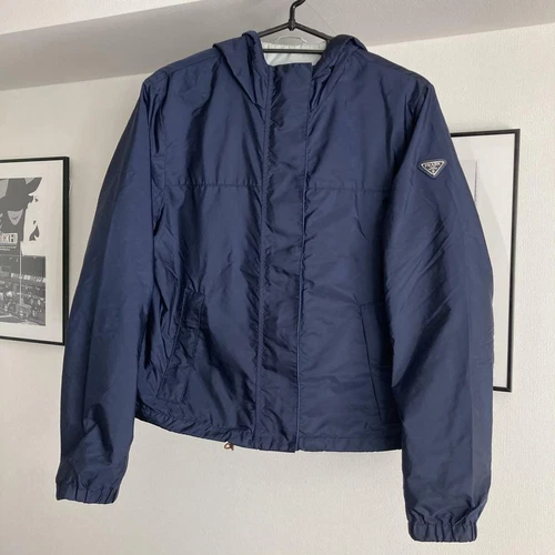 Veste Prada en nylon domestique élégante tenue d'extérieur coupe vent léger