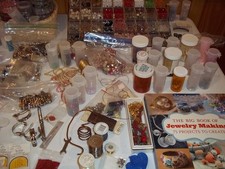 HUGE LOT BEADS JEWELRY MAKING Crafting SUPPLIES
