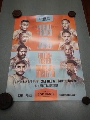 Pitbull vs Roach Boxing Promo Posters | eBay