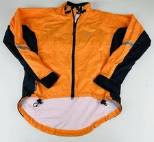 Showers Pass Full Zip Rain Shell Jacket Mens Medium Waterproof High Visibility