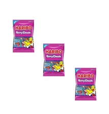 HARIBO Gummi Candy, Berry Clouds, 4 oz Bag, Pack of 3