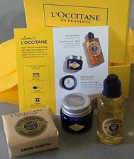 L’Occitane En Provence Gift Set Precious Cream, Body Shower Oil, Verbena Soap 