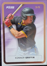 2026 Pulse Purple Konnor Griffin Baseball Trading Card 3/5 Print Run