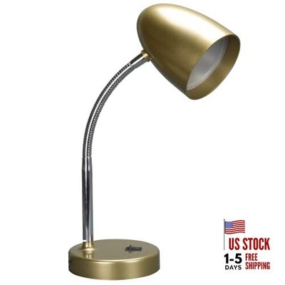  LED Desk Lamp, 3.5W 240LM 4000K Cool White Study Lamps for Desk Lamp-Gold