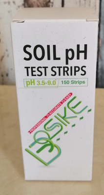 Bosike Soil PH Test Strips, PH Wert 3,5 - 9,0, 150 Streifen