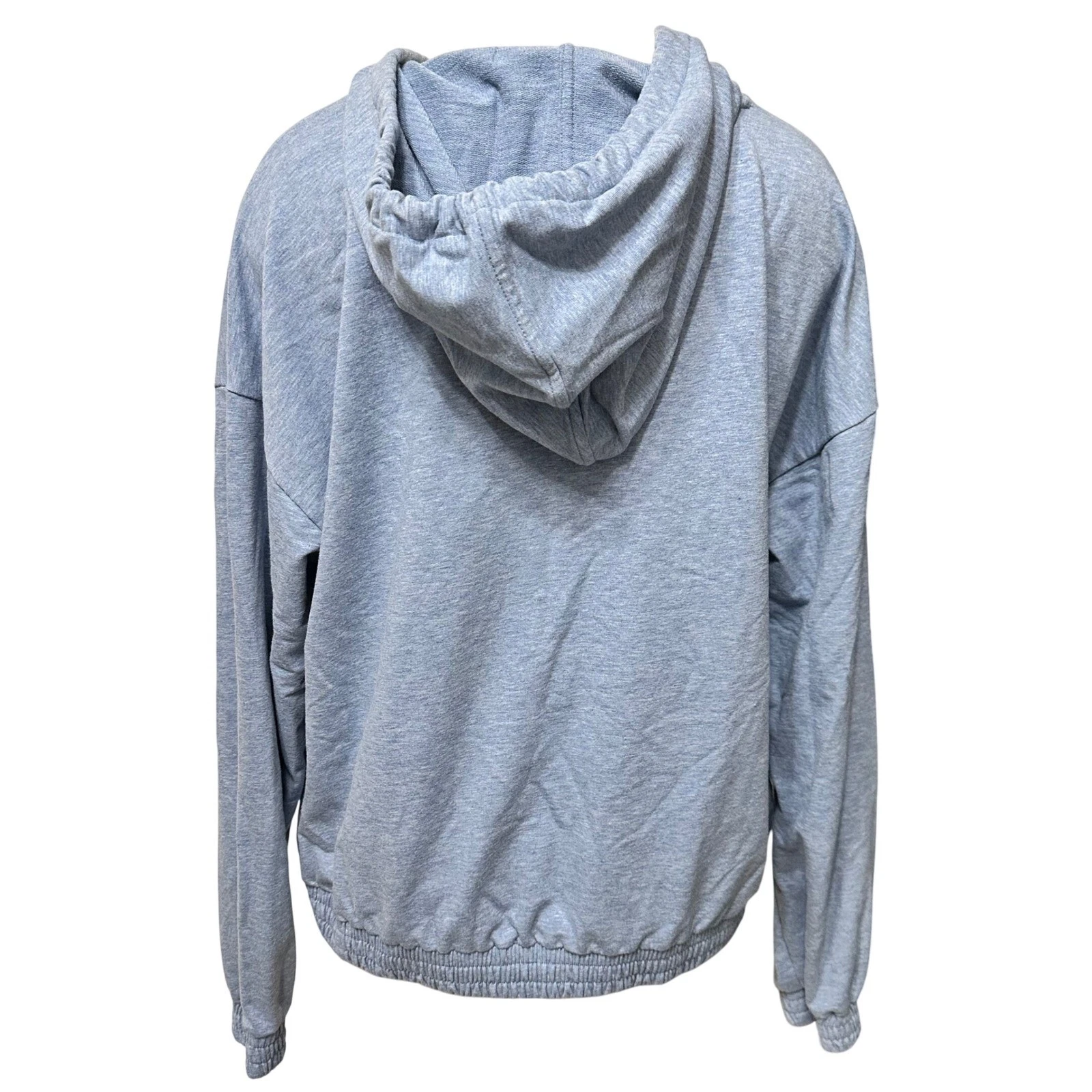 Felpa con cappuccio Michael Kors pullover con coulisse top leggero blu taglia L