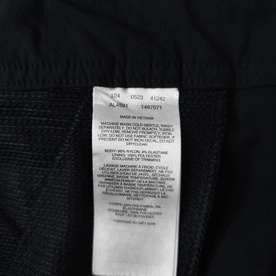 Columbia Shorts Womens 16 Black Anytime Outdoor Long Bermuda Nylon Hiking Casual - Image 4 of 4