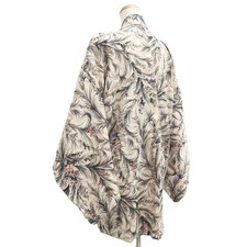 10676D1 Silk Vintage Japanese Kimono Haori Jacket Flower