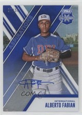 2017 Panini Elite Extra Edition Aspirations Blue 27/50 Alberto Fabian Auto 0r4