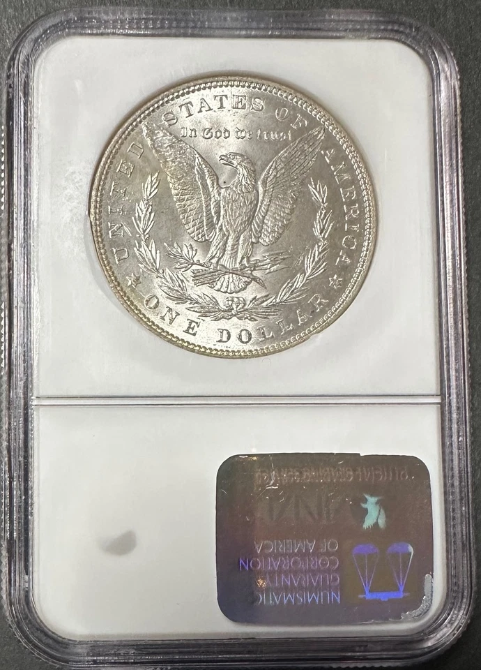 1887  $1  Morgan Silver Dollar Binion Collection MS 64  ** Nice Tone ** - Image 2 of 4