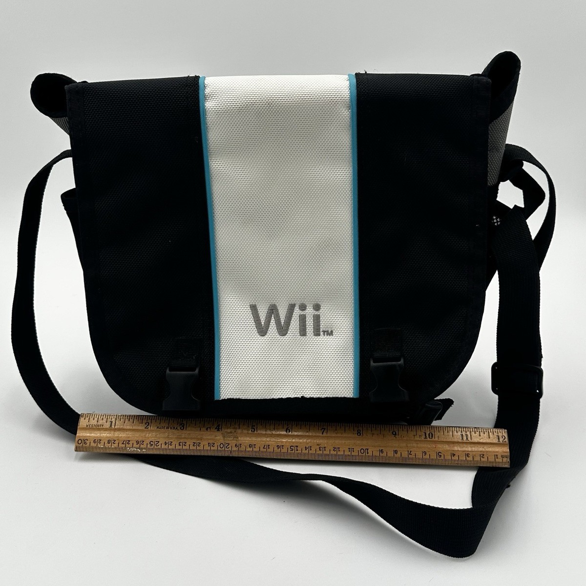 Nintendo Wii Console Messenger Bag Travel Storage Carrying Case