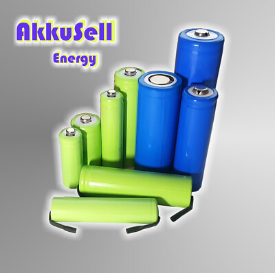 Lot De 2 Piles AA NiMH 600 MAh 1,2V Rechargeables - Pour Lampes Solaires, Faibles Consommations