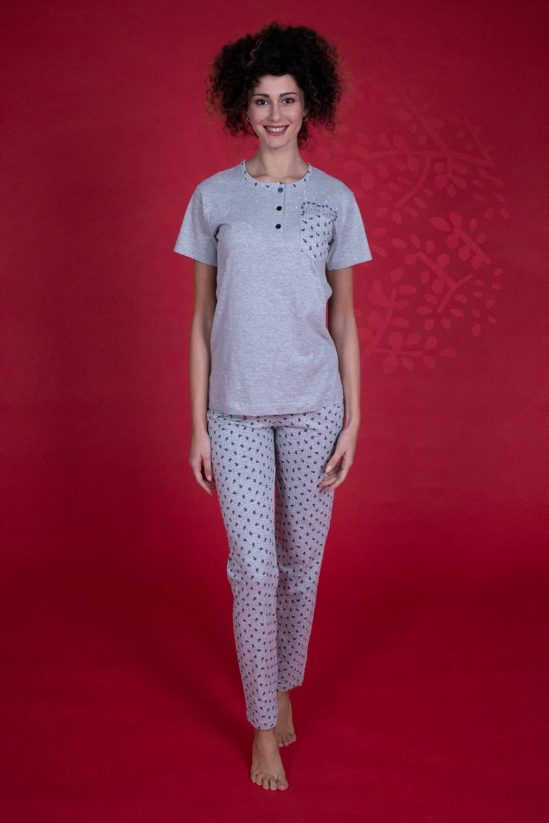 Pigiama Donna Nero Day Supersoft Pile – Set Con Calzini – Taglia UK 12-18 – S.Sleepwear - Foto 4