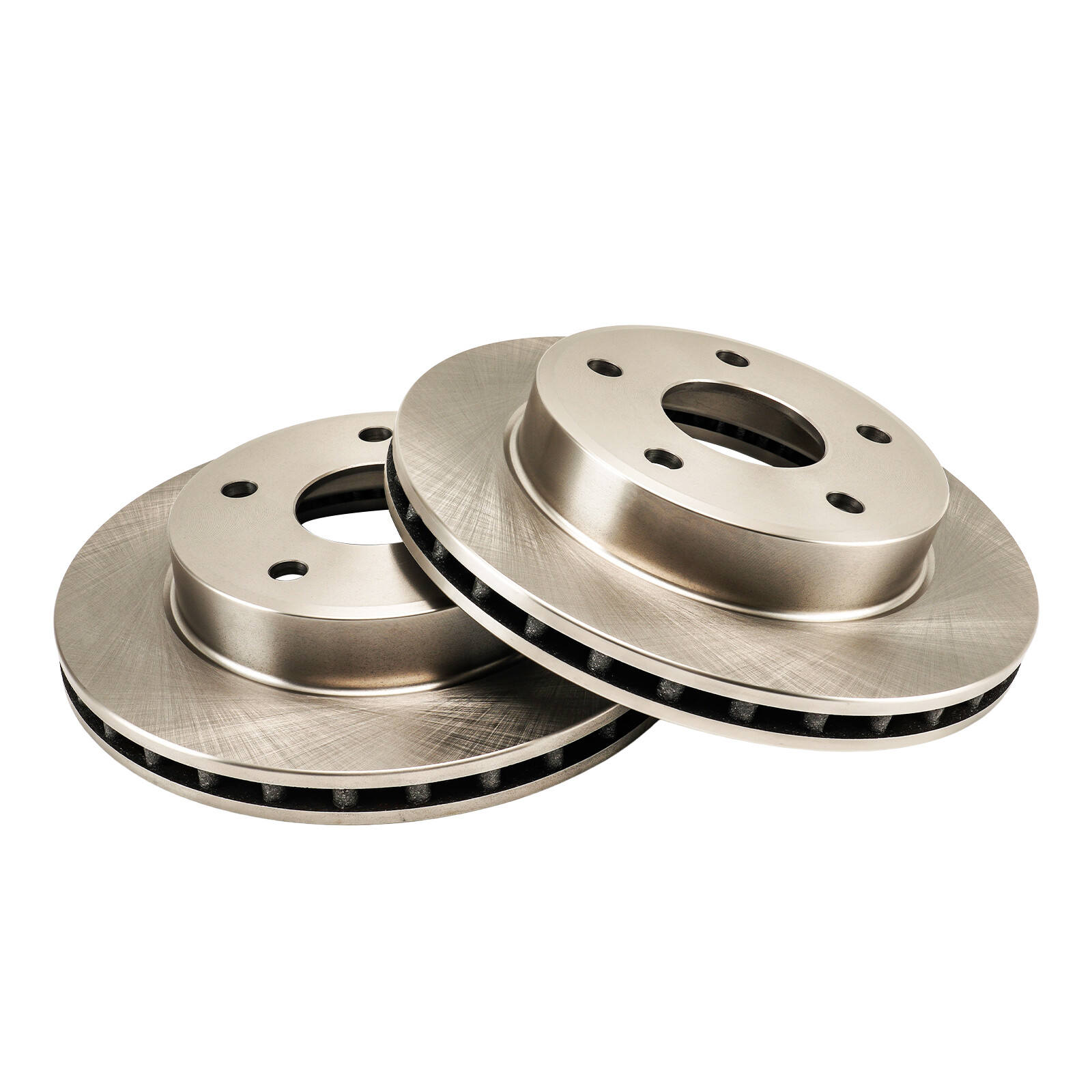 Pair (2) Front Disc Brake Rotors for Ram Dakota 2011 Mitsubishi Raider 2006-2009