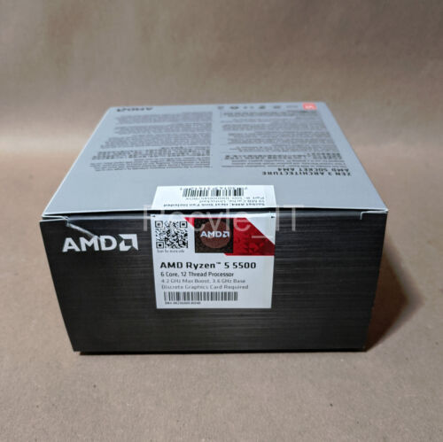NUR NEU Verpackung - KEINE CPU AMD RYZEN 5 5500 6-Core CPU Einzelhandelsware - Bild 3 von 9