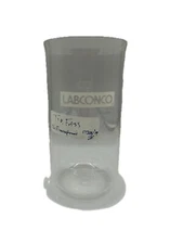 LABCONCO Glass 900mL Clear Fast-Freeze Dry Lyophilizer Flask Bottom Only 75429